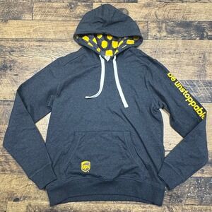 UPS Be Unstoppable Graphic Hoodie Sweatshirt Dark Gray Heather Mens S